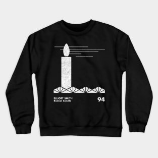 Elliott Smith / Roman Candle / Minimalist Design Artwork Crewneck Sweatshirt